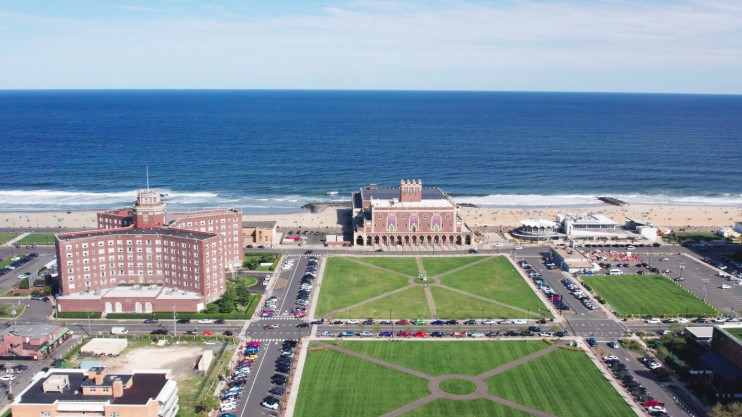 Drone Image of Asbury Park, NJ