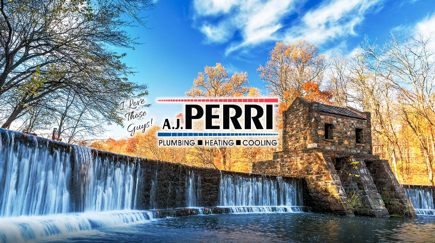  A.J. Perri HVAC and Plumbing logo on image of the Tinton Falls in New Jersey Image